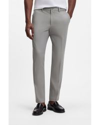 BOSS - Slim-Fit Trousers - Lyst
