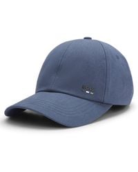 BOSS - Light Blue Men's Hats And Gloves - Lyst