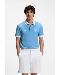 BOSS - Paddy Polo Shirt With Country Flag - Lyst