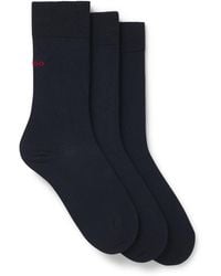 HUGO - Logo Detail Regular Socks - Lyst