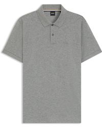 BOSS - Pallas Poloshirt Aus Baumwoll-Piqué Mit Logo-Details - Lyst