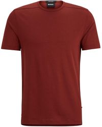 BOSS - Regular-Fit T-Shirt aus Baumwoll-Mix mit ergonomischen Nähten - Lyst