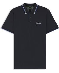 BOSS - Active Paddy Regular-Fit Poloshirt Aus Schnell Trocknendem Stretch-Piqué - Lyst