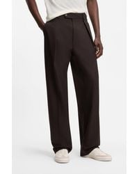 BOSS - By Beckham Pleat-Front Trousers - Lyst