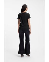 BOSS - Cotton Slim-Fit T-Shirt With Script Logo - Lyst