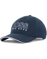 HUGO BOSS Cotton Blue Men's Caps 
