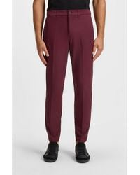 BOSS - Slim-Fit Trousers - Lyst