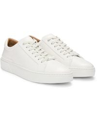 BOSS - Gary Trainers With Leather Uppers - Lyst