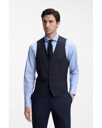 BOSS - Slim-Fit Waistcoat - Lyst