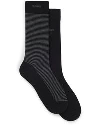 BOSS - Black Men's Casual Socks Size 7-13 - Lyst