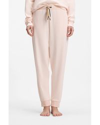 BOSS - Cuffed Tracksuit Bottoms With Signature-Stripe Drawcord - Lyst