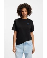HUGO - Cotton-Jersey T-Shirt With Happy Logo - Lyst