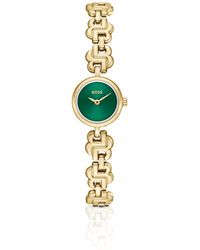 BOSS - Double B Dressy-Dial Watch With Monogram Bracelet - Lyst