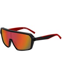 HUGO - Mask-Style Sunglasses With Shaded Lenses - Lyst