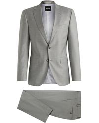 BOSS - Regular-Fit Zweiteiler Aus Woll-Mix - Lyst