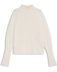 HUGO - Relaxed-Fit Pullover Aus Woll-Mix Mit Stehkragen - Lyst