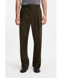 BOSS - Beckham X Micro-Patterned Trousers - Lyst