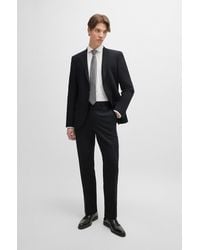 HUGO - Slim-fit Suit In Stretch Twill - Lyst