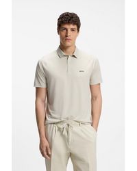 BOSS - Active Polo Shirt With Moisture Management - Lyst