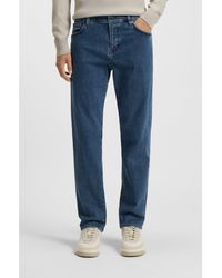 BOSS - Maine Regular-Fit Jeans - Lyst
