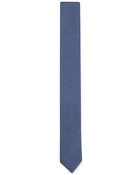 HUGO - Dark Blue Men's Ties - Lyst