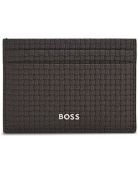 BOSS - Woven-Pattern Wallet - Lyst