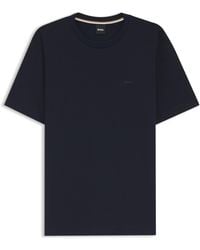 BOSS - T-Shirt Van Katoenen Jersey Met Logodetail - Lyst