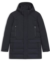 BOSS - Waterafstotende Parka Met Capuchon En Donsvulling - Lyst