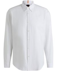BOSS - Regular-Fit Overhemd Van Oxfordkatoen - Lyst