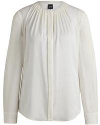 BOSS - Klassische Bluse Banorah 10168278 01 - Lyst