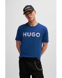 HUGO - T Shirt With Logo Print - Lyst