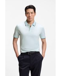 BOSS - Slim-Fit Polo Shirt - Lyst