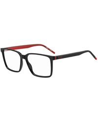 HUGO - Matte- Optical Frames With Patterned Temples - Lyst