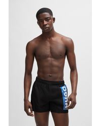 HUGO - Black Men's Swim Shorts Size L - Lyst