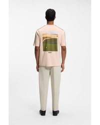BOSS - The Open Cotton T-Shirt With Golf Graphic - Lyst
