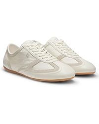 HUGO - Baskets Basses En Cuir Et Cuir Suédé - Lyst