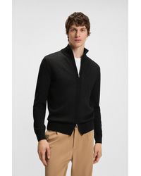 BOSS - Black Men's Cardigans Size M - Lyst