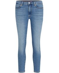 HUGO - Skinny-fit Jeans Van Blauw Stretchdenim - Lyst