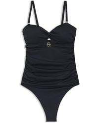 BOSS - Einteiliger Badeanzug Mit Double-B-Monogramm - Lyst