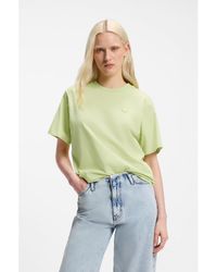 HUGO - Cotton-Jersey T-Shirt With Happy Logo - Lyst