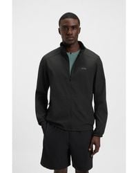 BOSS - Water-Repellent Zip-Up Jacket With Four-Way Stretch - Lyst