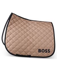 BOSS - Equestrian Jumping Saddle Pad With Monogram Pattern - Lyst