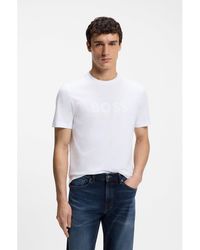 BOSS - Regular-Fit T-Shirt - Lyst