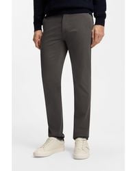 BOSS - Slim-Fit Trousers - Lyst