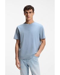 BOSS - Relaxed-Fit T-Shirt With A Layered Logo Print - Lyst