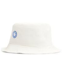 HUGO - Bucket Hat In Cotton Twill With Embroidered Logo - Lyst