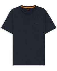 BOSS - Cotton-Jersey T-Shirt With Logo Detail - Lyst