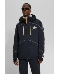 BOSS - X Perfect Moment Hooded Down Ski Jacket With Special Branding - Lyst
