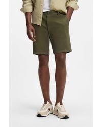 BOSS - Modern-Fit Shorts - Lyst