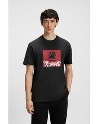 HUGO - X Rb By Slawn Relaxed-Fit Cotton Logo T-Shirt - Lyst
